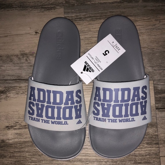 adidas train the world slides